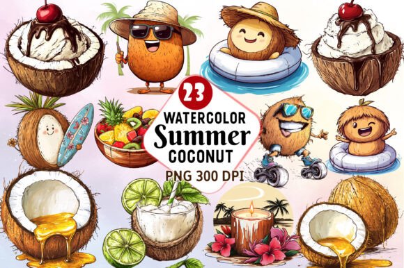 Download Summer Coconut Sublimation - Premium Bundle