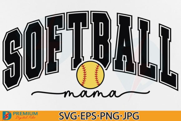 Download Softball Mama SVG, Retro Varsity Mom PNG - Mom png Collection